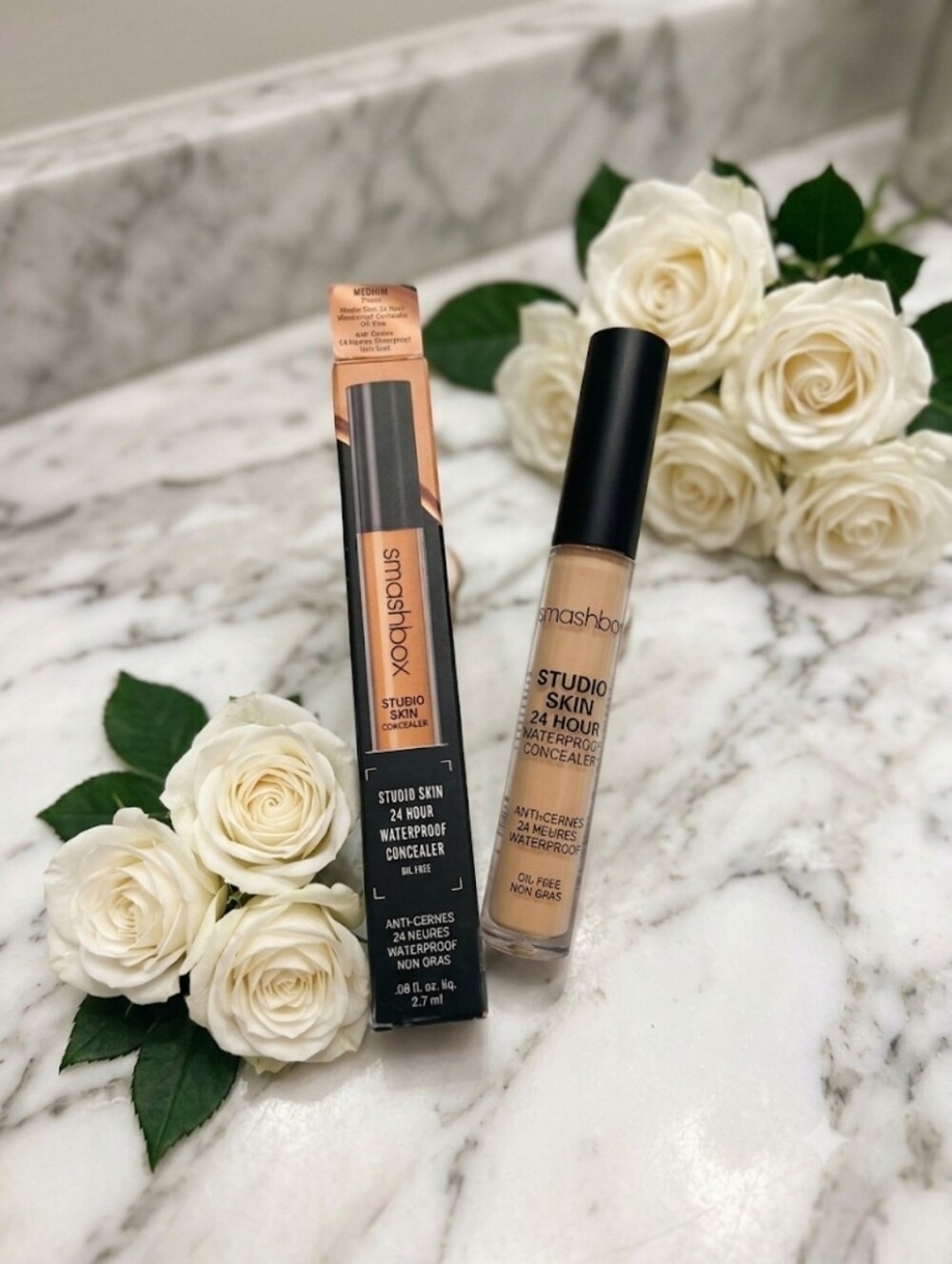 Smashbox Studio Skin 24 Hour WATERPROOF Concealer In Medium ☆RARE☆ |Read Below